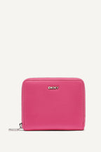 DKNY Paula Small Zip Around Wallet - Hot Pink
