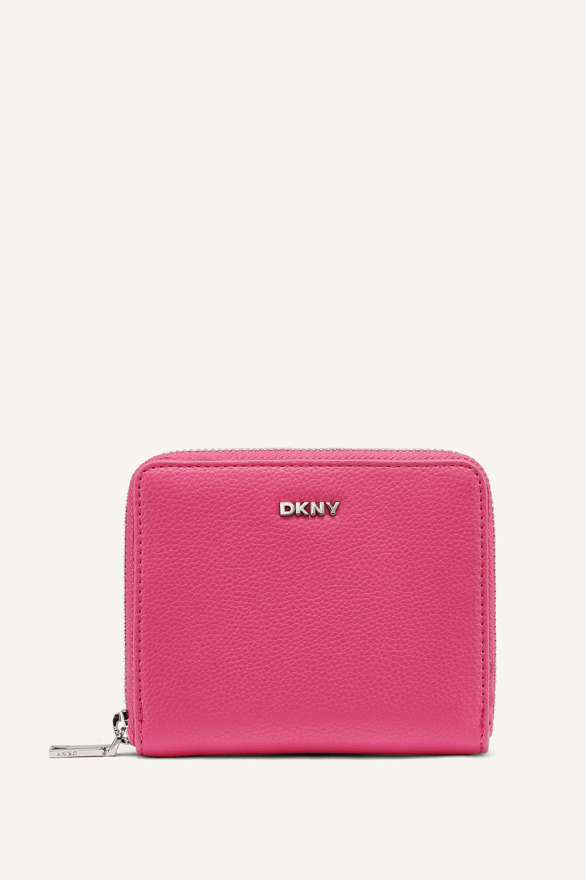 DKNY Paula Small Zip Around Wallet - Hot Pink