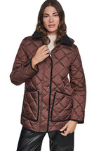 DKNY Women's Quilted Barn Jacket