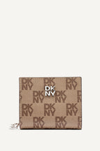 DKNY Sarah Bifold Zip Wallet - Chino/Cappuccino