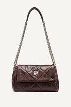 DKNY Soho Small Flap Crossbody Bag - Coffee Bean