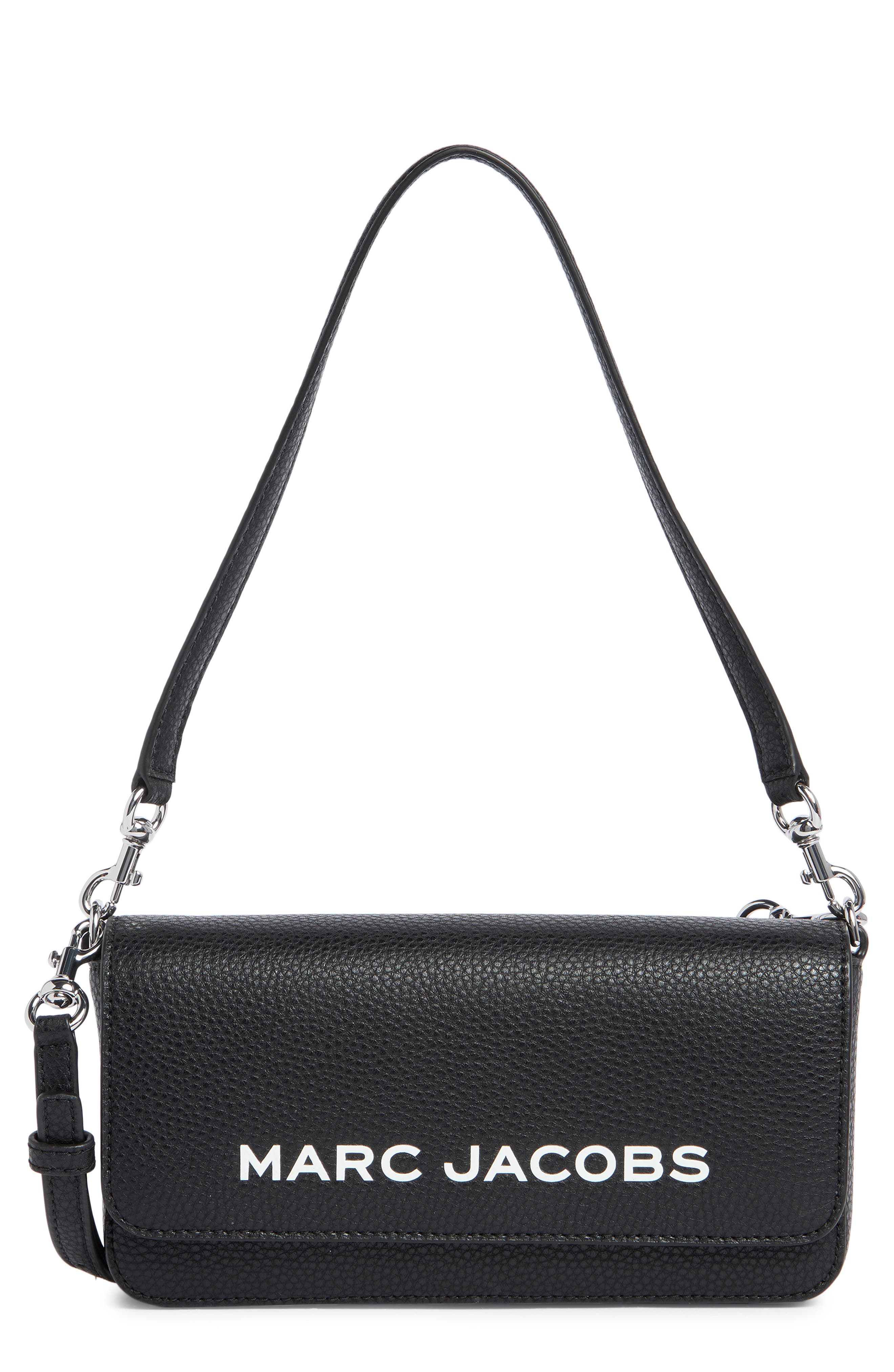 Marc Jacobs The Mini Leather Crossbody Bag - Black