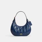 Coach Emily Shoulder Bag Quilted - gold/deep blue