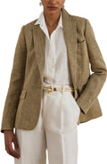 Ralph Lauren Women's Linen Herringbone Jacket