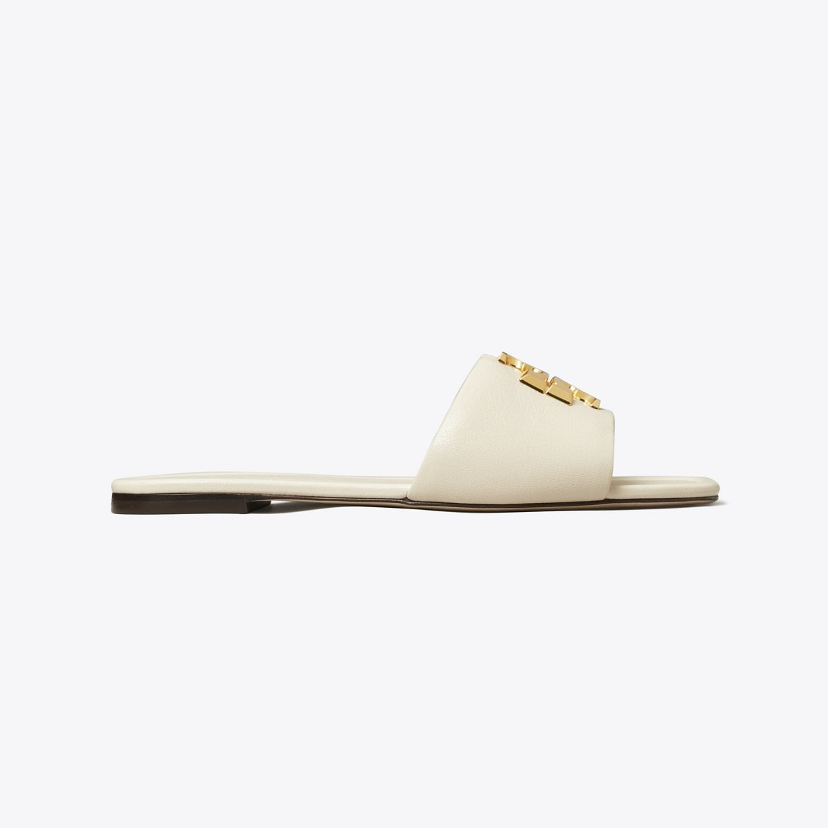 Eleanor Slide - Light Cream / Gold