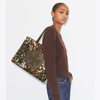 Tory Burch Ella Printed Nylon Small Tote