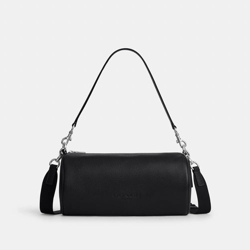 Coach Andre Barrel Bag 30 - silver/black