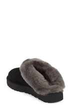 UGG Clugette Genuine Shearling Clog - Black