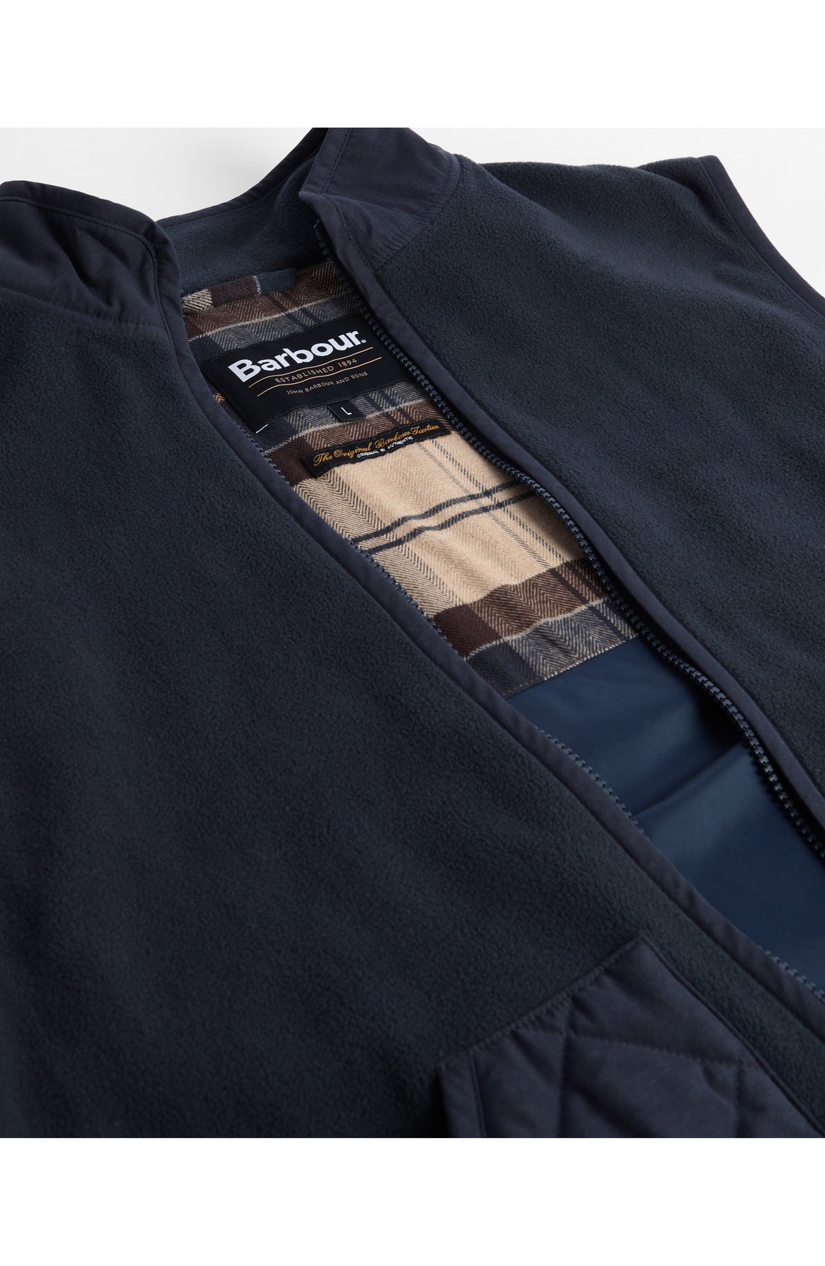 Barbour Lowich Fleece Quilted Vest