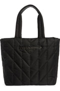 Karl Lagerfeld Voyage Quilted Nylon Tote Bag