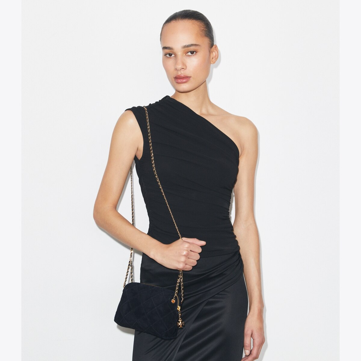 Tory Burch Fleming Soft Suede Crossbody Bag