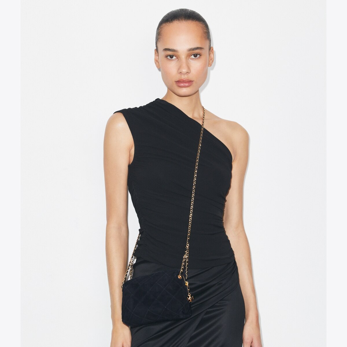Tory Burch Fleming Soft Suede Crossbody Bag