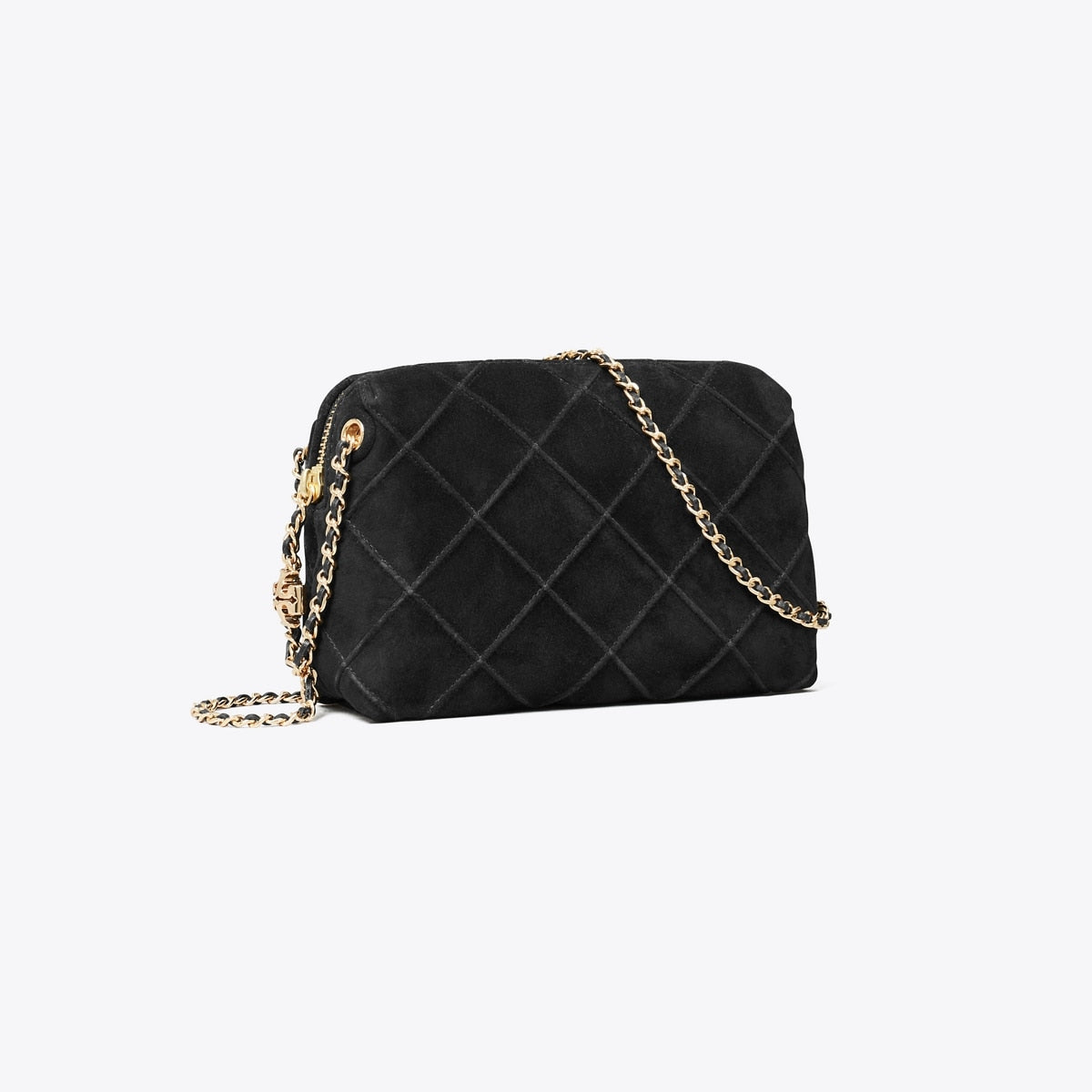 Tory Burch Fleming Soft Suede Crossbody Bag