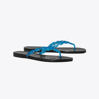 Gemini Link Jelly Flip-Flop - Deep Blue / Perfect Black
