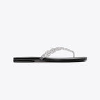 Gemini Link Jelly Flip-Flop - Clear / Perfect Black