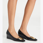 Georgia Wedge - Perfect Black