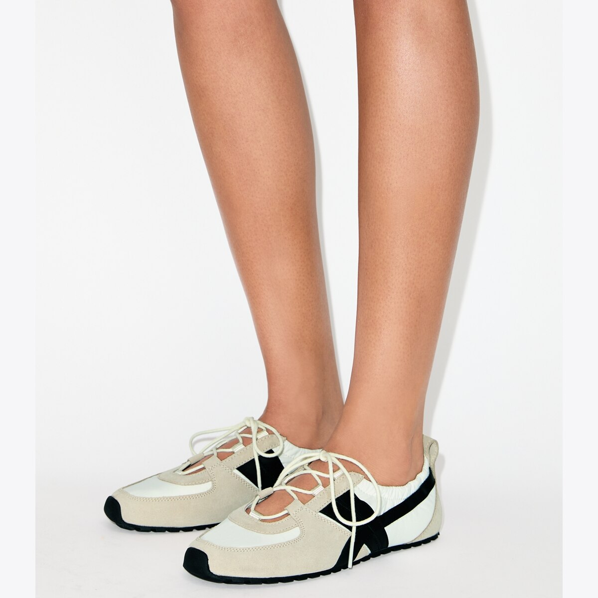 Hank Ballet Sneaker - Cream / Perfect Black / Cream