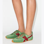 Hank Ballet Sneaker - Olive / Tory Red / Olive