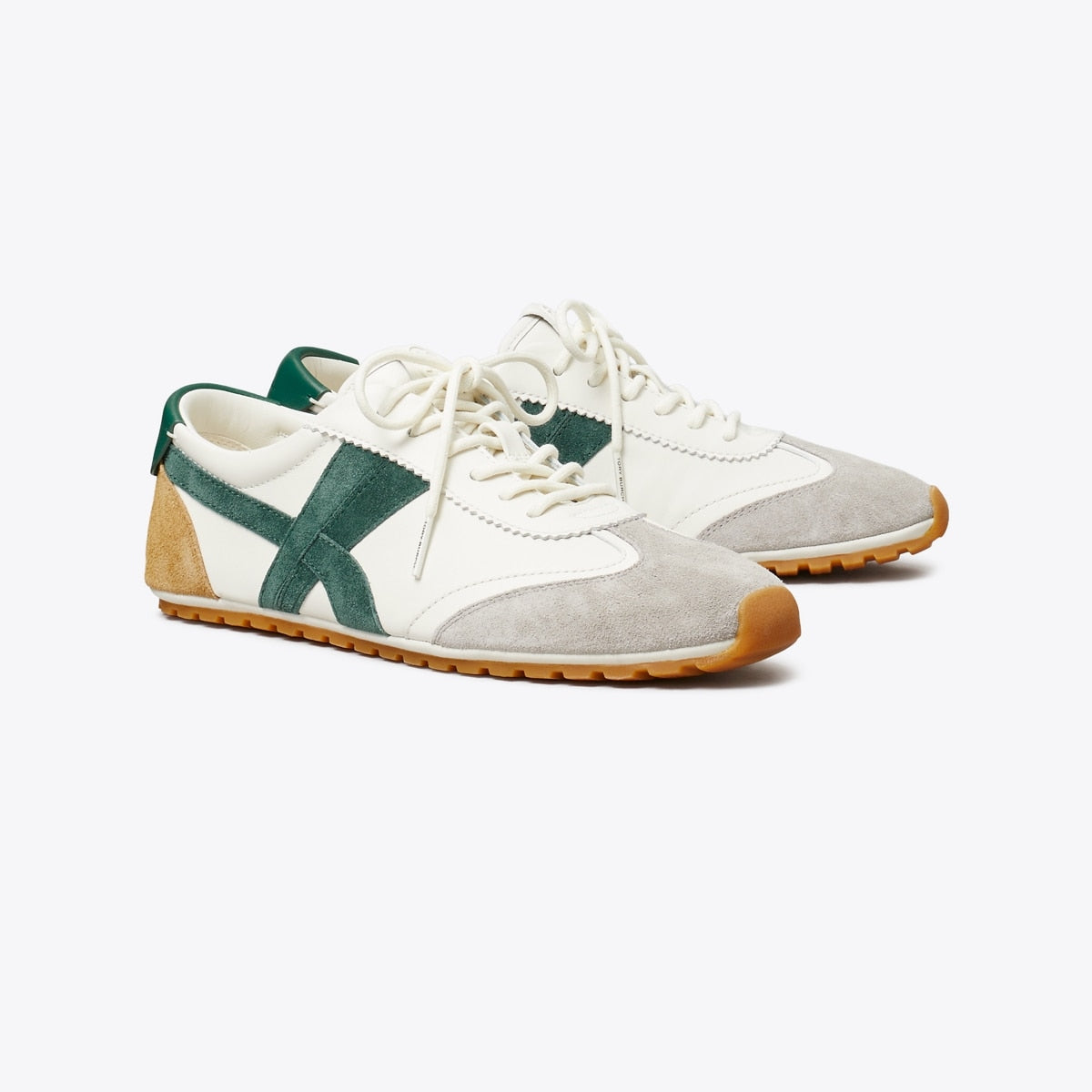 Hank Field Sneaker - Cream / Malachite / Gray