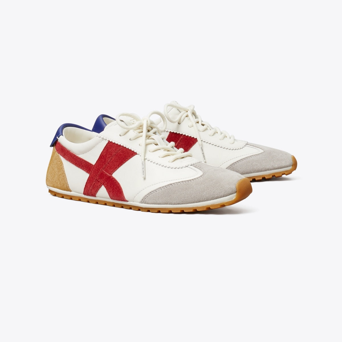 Hank Field Sneaker - Cream / Tory Red / Gray