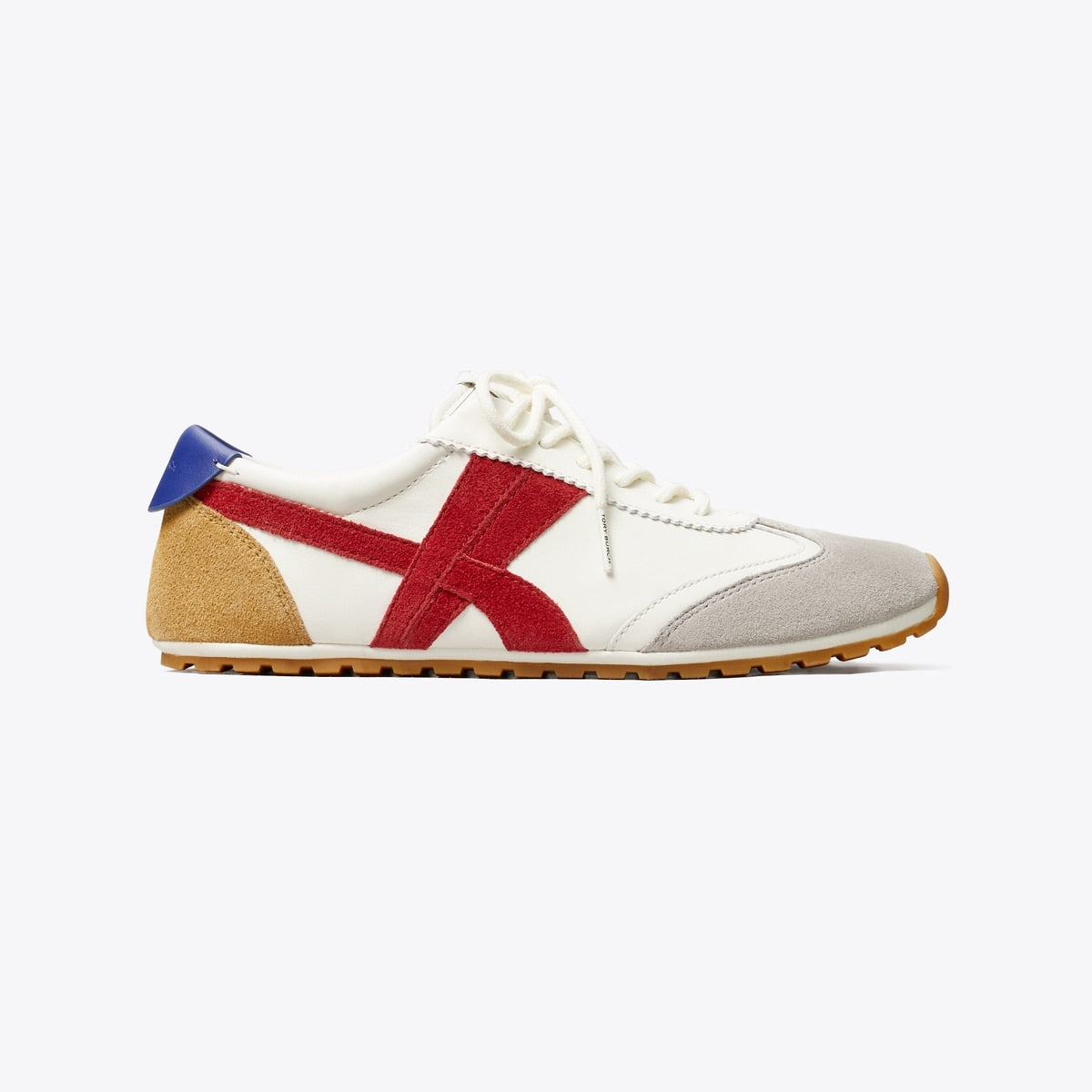 Hank Field Sneaker - Cream / Tory Red / Gray