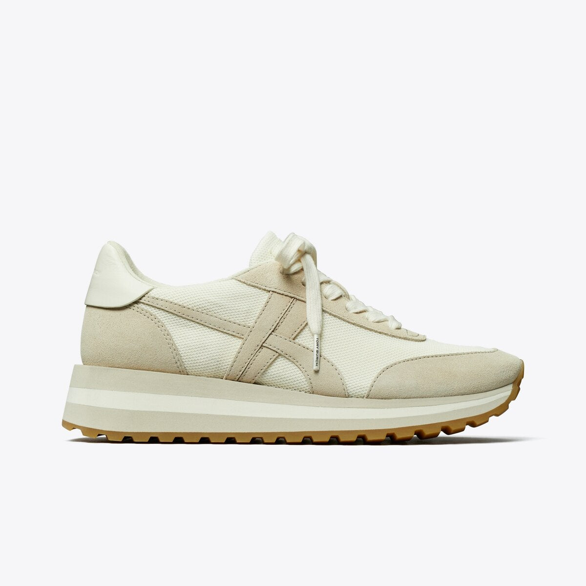 Hank Wedge Sneaker - New Ivory / Calcare / Titanium White