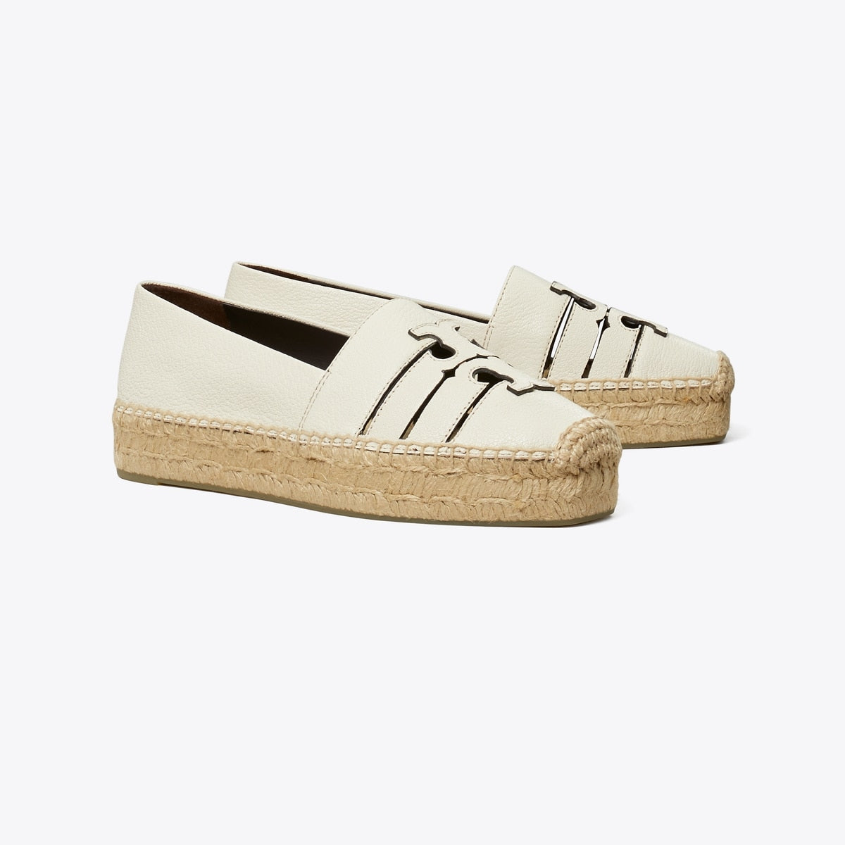Ines Platform Espadrille - Light Cream