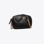 Tory Burch Kira Diamond Quilt Camera Bag - Black