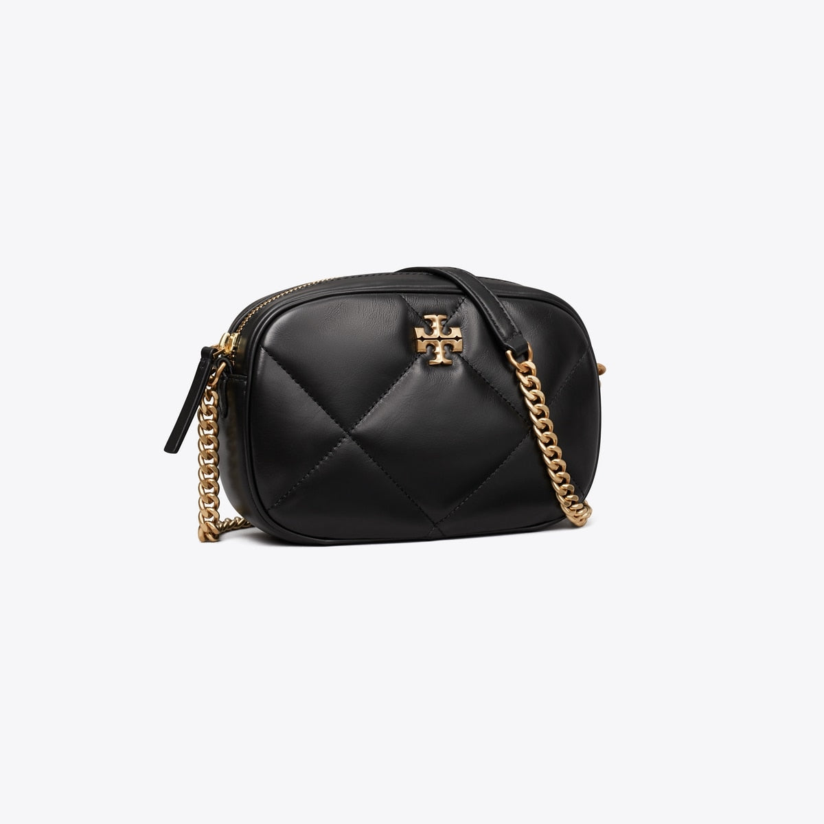 Tory Burch Kira Diamond Quilt Camera Bag - Black