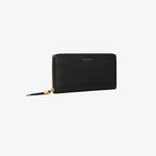 Tory Burch Leather Zip Continental Wallet