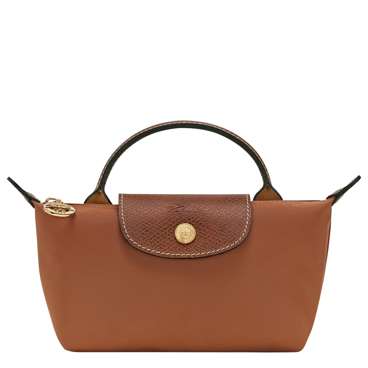 Longchamp Le Pliage Pouch - Cognac