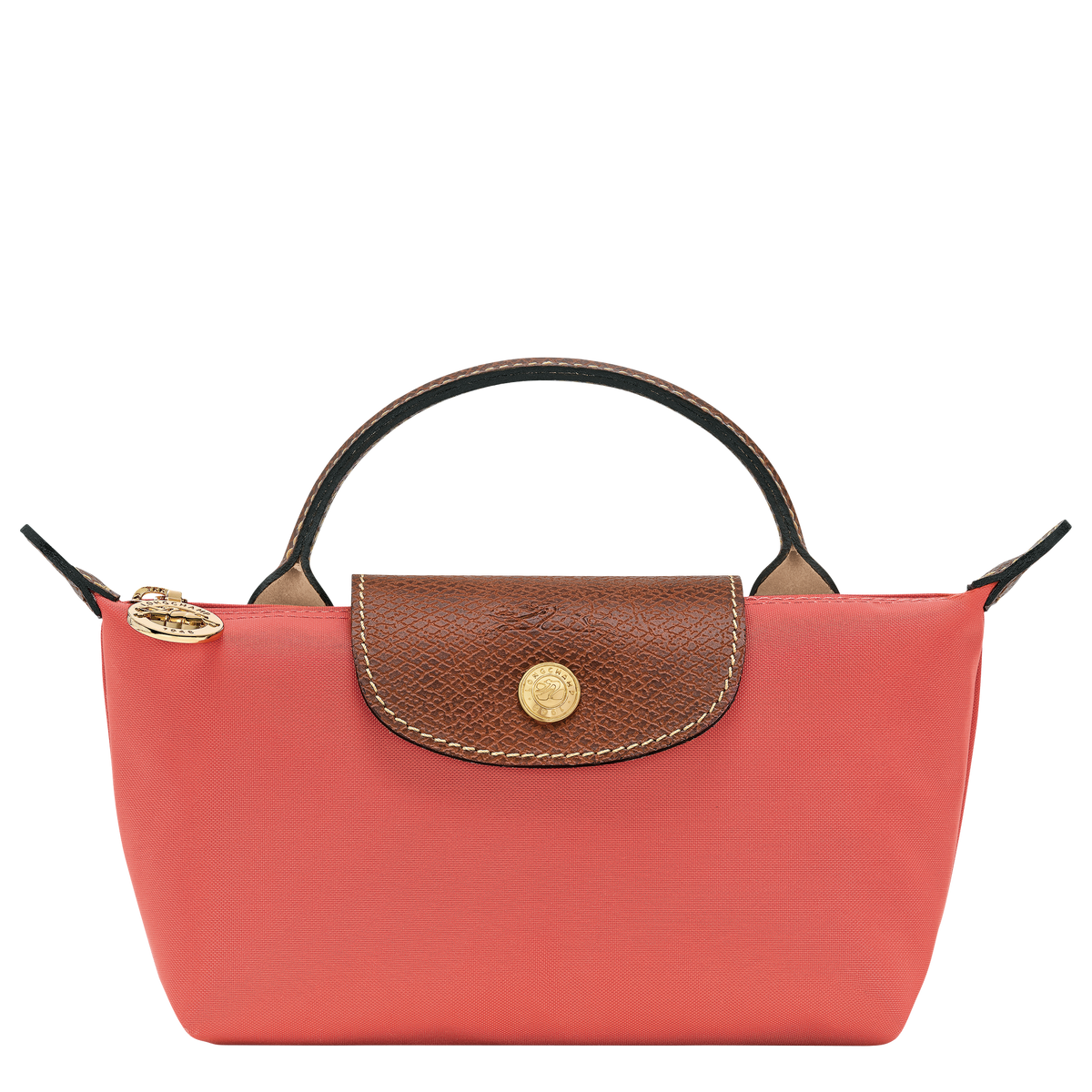 Longchamp Le Pliage Pouch - Strawberry
