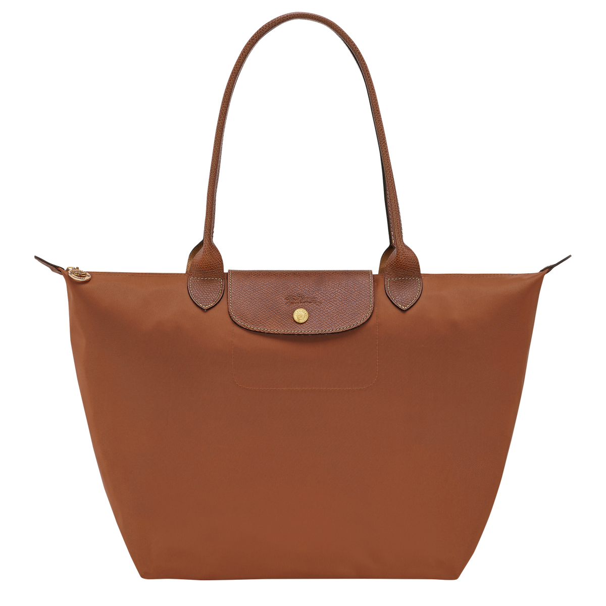 Longchamp Le Pliage Tote Bag L - Cognac