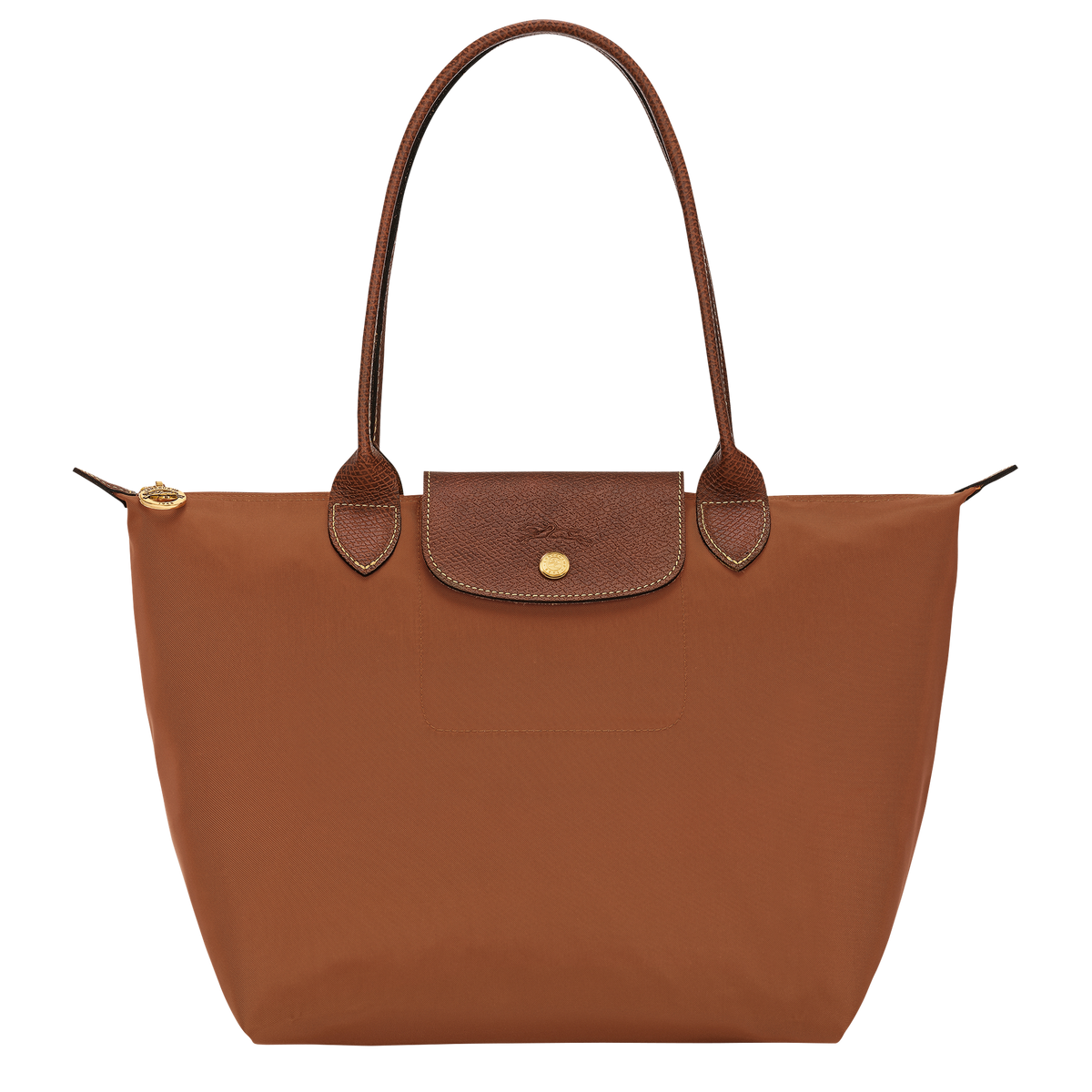 Longchamp Le Pliage Tote Bag M - Cognac