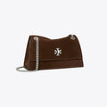 Tory Burch Mini Kira Turnlock Suede Shoulder Bag