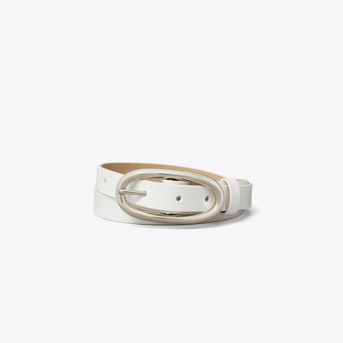 Tory Burch Pierced Large Buckle Belt