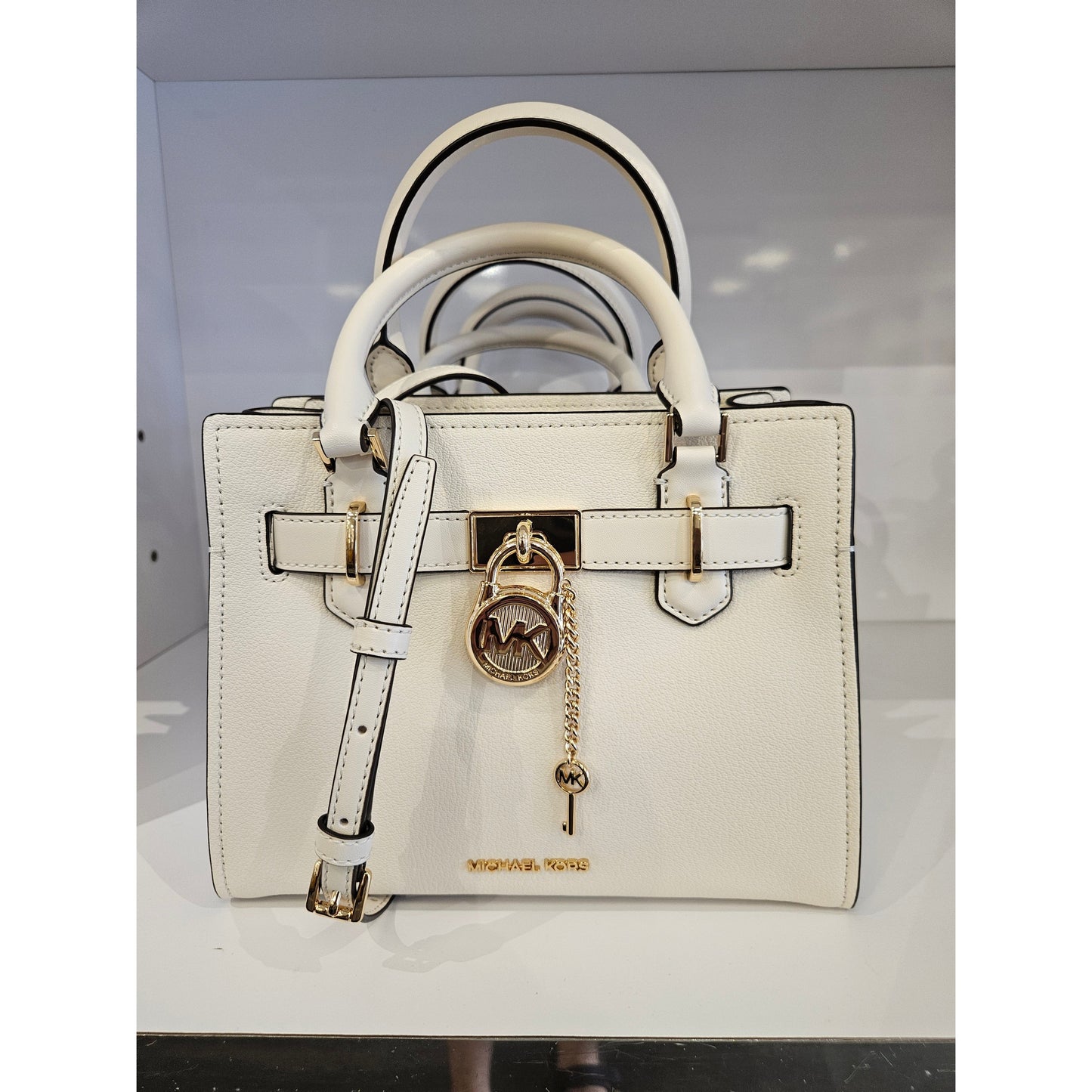 Michael Kors Hamilton Small Leather Satchel
