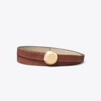 Tory Burch Romy Croc-Embossed Reversible Belt