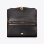 Tory Burch Romy Distressed Long Flap Wallet