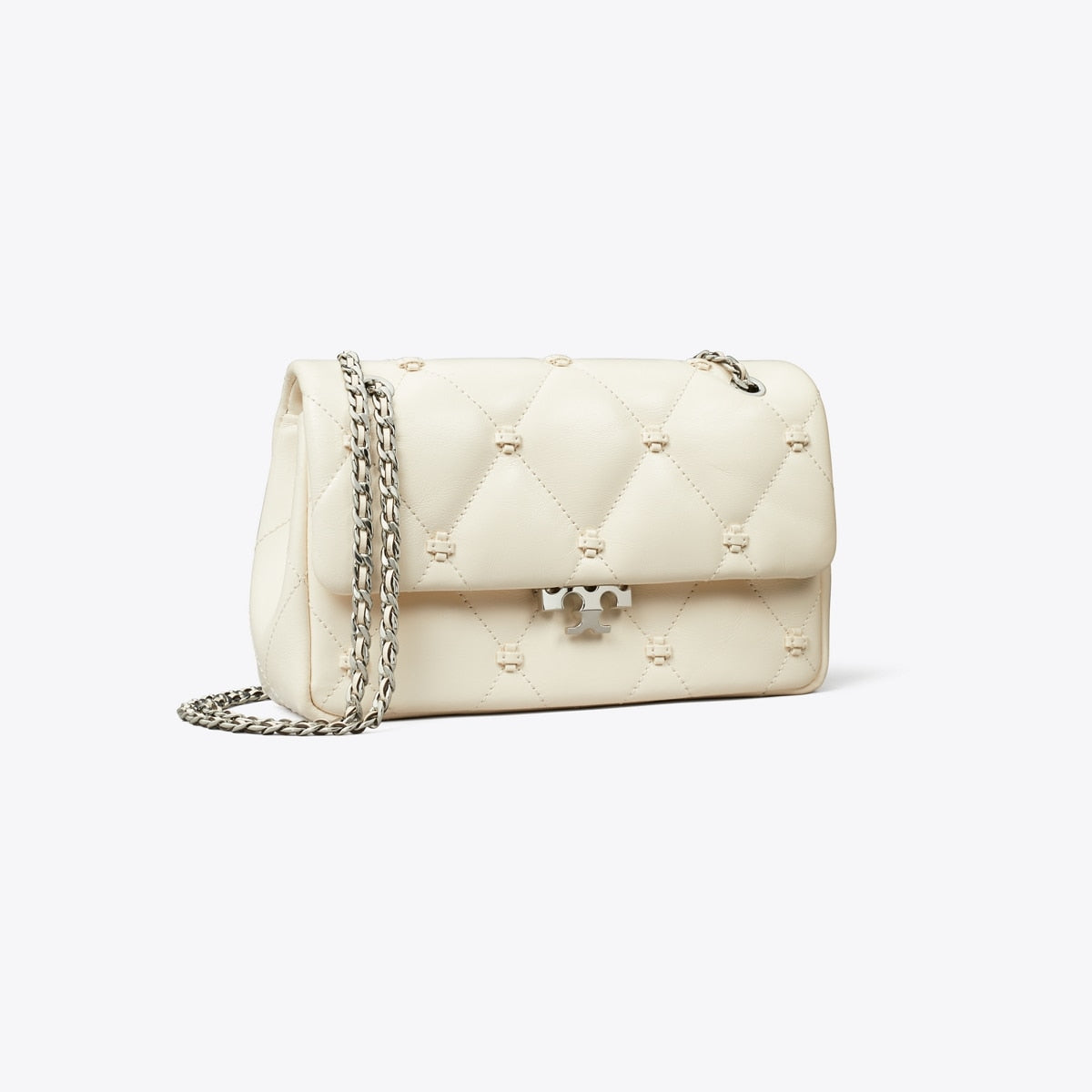 Tory Burch Small Bunny Knot Shoulder Bag - Light Cream