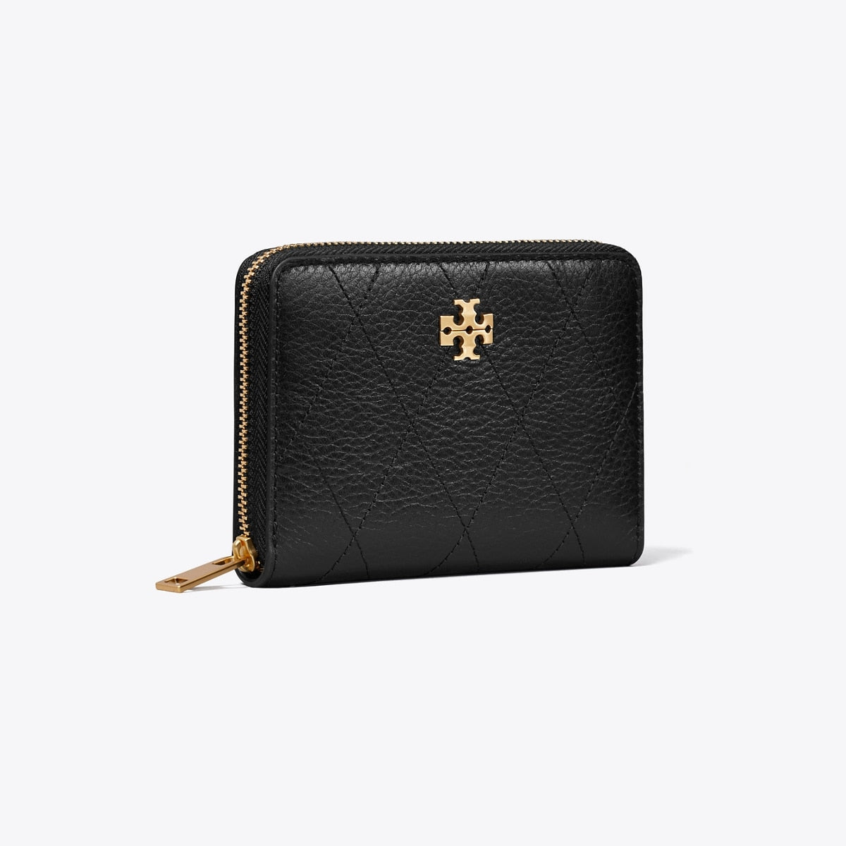 Tory Burch Small Charlie Quilted Zip-Around Wallet