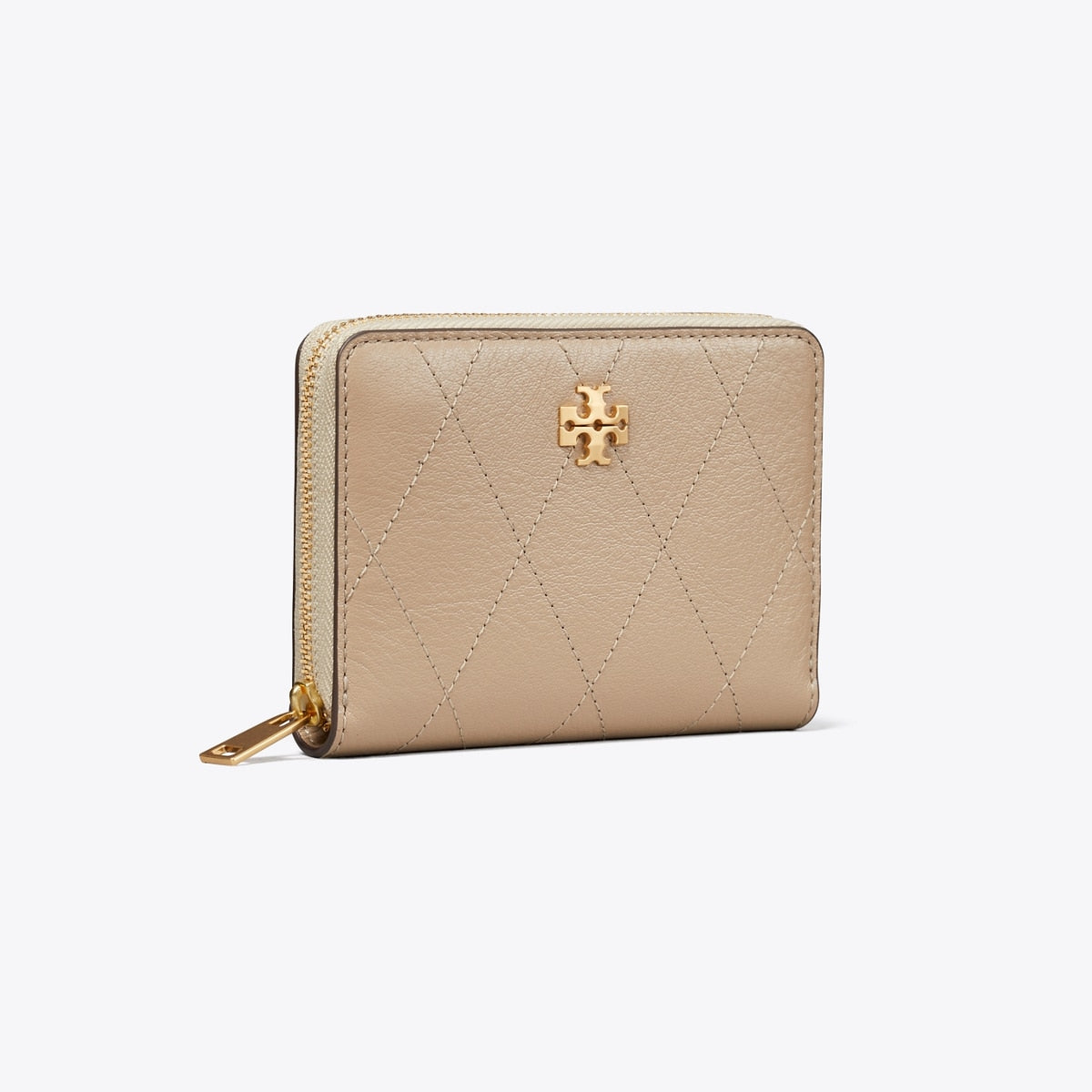 Tory Burch Small Charlie Quilted Zip-Around Wallet