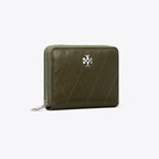 Tory Burch Small Charlie Quilted Zip-Around Wallet