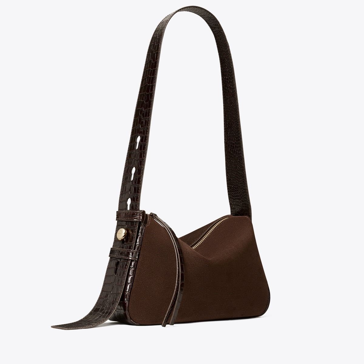 Tory Burch Small Romy Suede Shoulder Bag