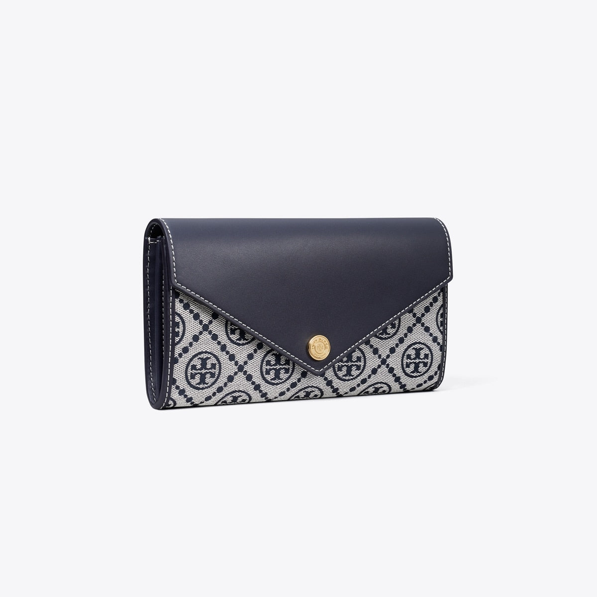 Tory Burch T Monogram Wide Envelope Wallet