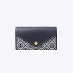 Tory Burch T Monogram Wide Envelope Wallet