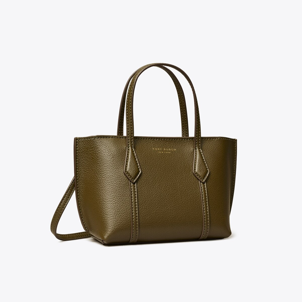 Tory Burch Mini Perry Tote - Dark Olive