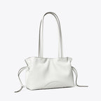 Tory Burch Small Ella natuura Drawstring Tote - Bianco