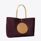 Tory Burch Ella Twist Reversible Tote - Dark Carmine