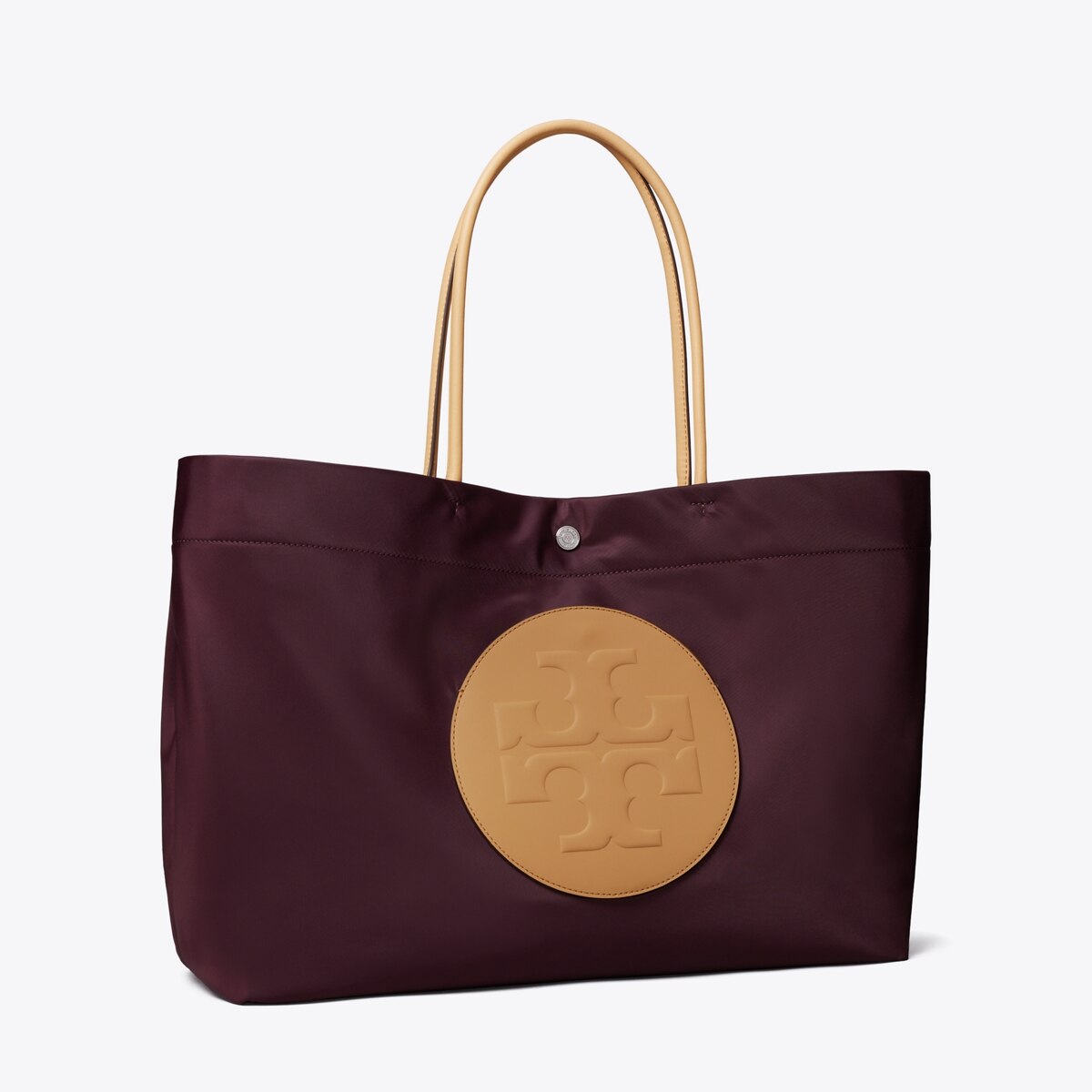Tory Burch Ella Twist Reversible Tote - Dark Carmine
